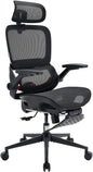 Sihoo B100-PRO Ergonomic Office Chair with 4D Linkage Armrests & Retractable Footrest