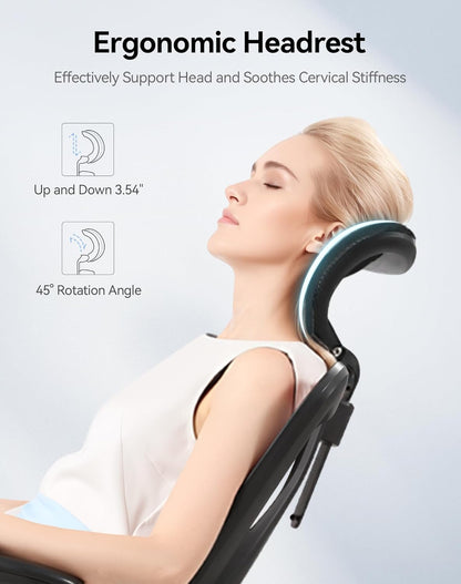 Sihoo M18 Ergonomic Office Chair with Adjustable Lumbar Support & Headrest
