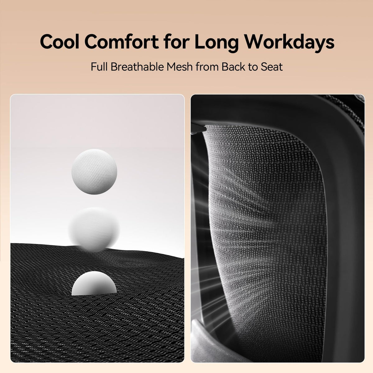 Sihoo B100 Ergonomic Office Chair with 2D Flip-Up Armrests & Premium Wave Mesh