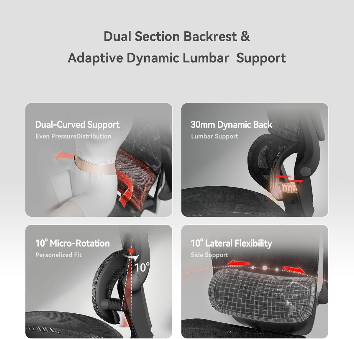 Sihoo M59AS Full-Mesh Ergonomic Office Chair with Flip-Up 3D Armrests