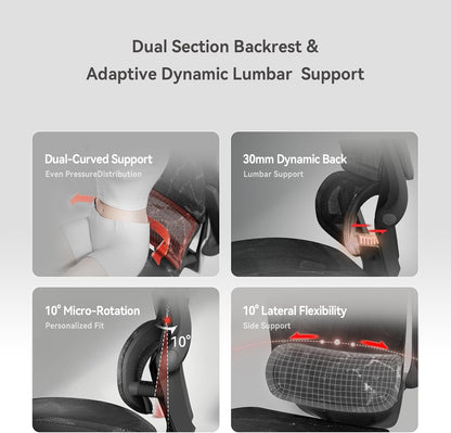 Sihoo M59AS Full-Mesh Ergonomic Office Chair with Flip-Up 3D Armrests