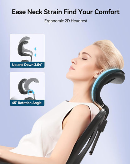Sihoo M57 Full-Mesh Ergonomic Office Chair with 3D Adjustable Armrests