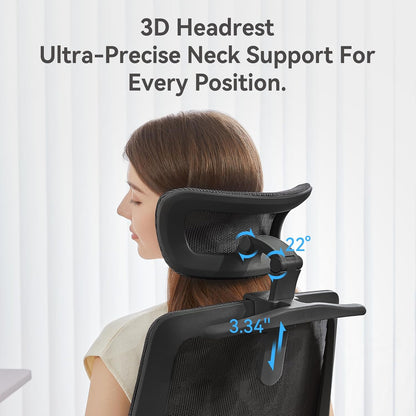 Sihoo M59AS Full-Mesh Ergonomic Office Chair with Flip-Up 3D Armrests