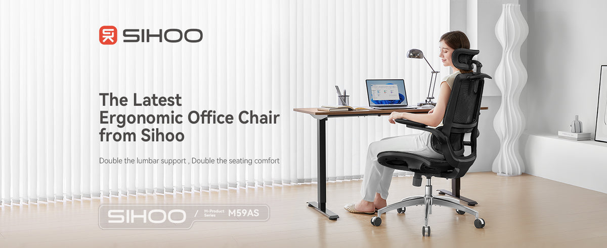 Sihoo M59AS Full-Mesh Ergonomic Office Chair with Flip-Up 3D Armrests